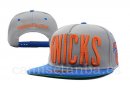 Snapbacks Caps NBA De New York Knicks Gris Azul