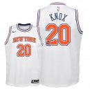 Camisetas de NBA Ninos New York Knicks Kevin Knox Blanco Statement 2018