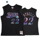 Camisetas NBA Philadelphia Sixers NO.22 Matisse Thybulle Negro Hardwood Classics 2022