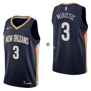 Camisetas NBA de Nikola Mirotic New Orleans Pelicans Marino Icon 17/18