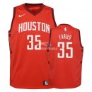 Camisetas de NBA Ninos Kenneth Faried Edición ganada Rojo 2018/19