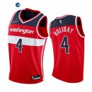 Camisetas NBA de Washington Wizards Aaron Holiday 75th Season Diamante Rojo Icon 2021-22