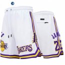 Camisetas NBA de Los Angeles Lakers LeBron James Blanco 2021