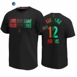 T-Shirt NBA Oklahoma City Thunder Steven Adams Negro 2020