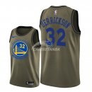 Camisetas NBA Salute To Servicio Golden State Warriors Marcus Derrickson Nike Ejercito Verde 2018