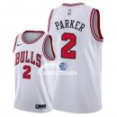 Camisetas NBA de Jabari Parker Chicago Bulls Blanco Association 17/18