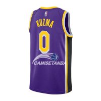 Camisetas NBA de Kyle Kuzma Los Angeles Lakers Púrpura 18/19