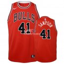 Camisetas de NBA Ninos Jakarr Sampson Chicago Bulls Rojo Icon 18/19
