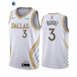 Camiseta NBA de Trey Burke Dallas Mavericks Blanco Ciudad 2020-21