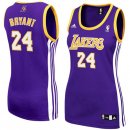 Camisetas NBA Mujer Kobe Bryant Los Angeles Lakers Púrpura-1
