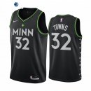 Camiseta NBA de Karl Anthony Towns Minnesota Timberwolvs Negro Ciudad 2021-22