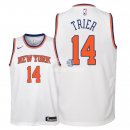Camisetas de NBA Ninos New York Knicks Allonzo Trier Blanco Association 2018