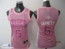 Camisetas NBA Mujer Kevin Garnett Boston Celtics Rosa