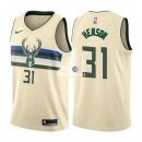 Camisetas NBA de John Henson Milwaukee Bucks Nike Crema Ciudad 17/18