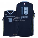 Camisetas de NBA Ninos Memphis Grizzlies Omri Casspi Marino Icon 18/19