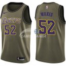 Camisetas NBA Salute To Servicio Los Angeles Lakers Jamaal Wilkes Nike Ejercito Verde 2018