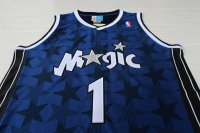 Camisetas NBA de Anfernee Hardaway Orlando Magic Azul Oscuro