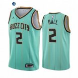 Camiseta NBA de LaMelo Ball Charlotte Hornets Verde Ciudad 2020-21