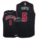Camiseta NBA Ninos Chicago Bulls Bobby Portis Negro Statement 2018