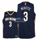 Camisetas de NBA Ninos New Orleans Pelicans Nikola Mirotic Marino Icon 2018