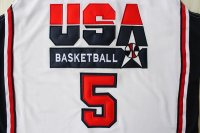 Camisetas NBA de David Robinson USA 1992 Blanco