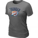 Camisetas NBA Mujeres Oklahoma City Thunder Gris Hierro