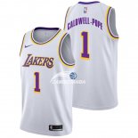 Camisetas NBA de Kentavious Caldwell Pope Los Angeles Lakers Blanco Association 18/19
