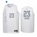 Camisetas NBA Ninos Oklahoma City Thunder NO.23 Tre Mann 75th Season Blanco Ciudad 2022-23