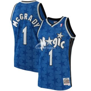 Camisetas NBA Orlando Magic Tracy McGrady Azul Hardwood Classics 2001-02
