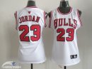 Camisetas NBA Mujer Michael Jordan Chicago Bulls Negro Rojo