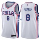 Camisetas NBA de Jahlil Okafor Philadelphia 76ers Blanco Association 17/18