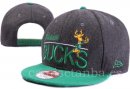 Snapbacks Caps NBA De Milwaukee Bucks Verde Gris