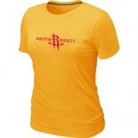 Camisetas NBA Mujeres Houston Rockets Amarillo