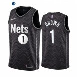 Camisetas NBA Edición ganada Brooklyn Nets Bruce Brown Negro 2020-21