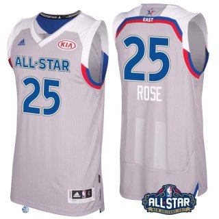 Camisetas NBA de Derrick Rose All Star 2017 Gris