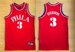 Camisetas NBA de 64 Retro Allen Iverson Philadelphia 76ers Rojo