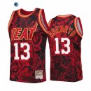 Camisetas NBA Miami Heat NO.13 Bam Adebayo X Mitchell Ness Rojo Hardwood Classics 2022
