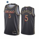 Camisetas NBA de Chicago Bulls Stanley Johnson Nike Negro Ciudad 2021-22