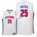 Camiseta NBA Ninos Detroit Pistons Reggie Bullock Blanco Association 2018