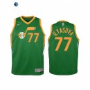 Camisetas de NBA Ninos Edición ganada Utah Jazz Ersan Ilyasova Verde 2021
