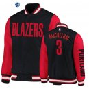 Chaqueta NBA Portland Trail Blazers C.J. McCollum Negro Rojo 2020-21