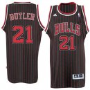 Camisetas NBA de Jimmy Butler Chicago Bulls Negro Tira