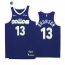 Camisetas NBA Nike Dallas Mavericks NO.13 Jalen Brunson Marino Ciudad 2022-23