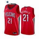 Camisetas NBA de New Orleans Pelicans James Nunnally Nike Rojo Statement 2021