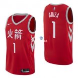Camisetas NBA de Trevor Ariza Houston Rockets Nike Rojo Ciudad 17/18