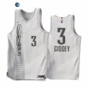 Camisetas NBA de Oklahoma City Thunder Josh Giddey 75th Blanco Ciudad 2021-22