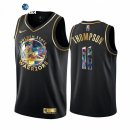 Camisetas NBA de Golden State Warriors Klay Thompson Negro Diamante 2021-22