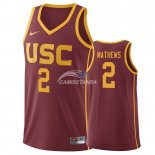 Camisetas NCAA USC Trojans Jonah Mathews Borgoña 2019