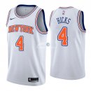 Camisetas NBA de Isaiah Hicks New York Knicks Blanco Statement 2018