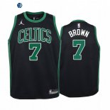 Camiseta NBA Ninos Boston Celtics Jaylen Brown Negro Statement 2020-21